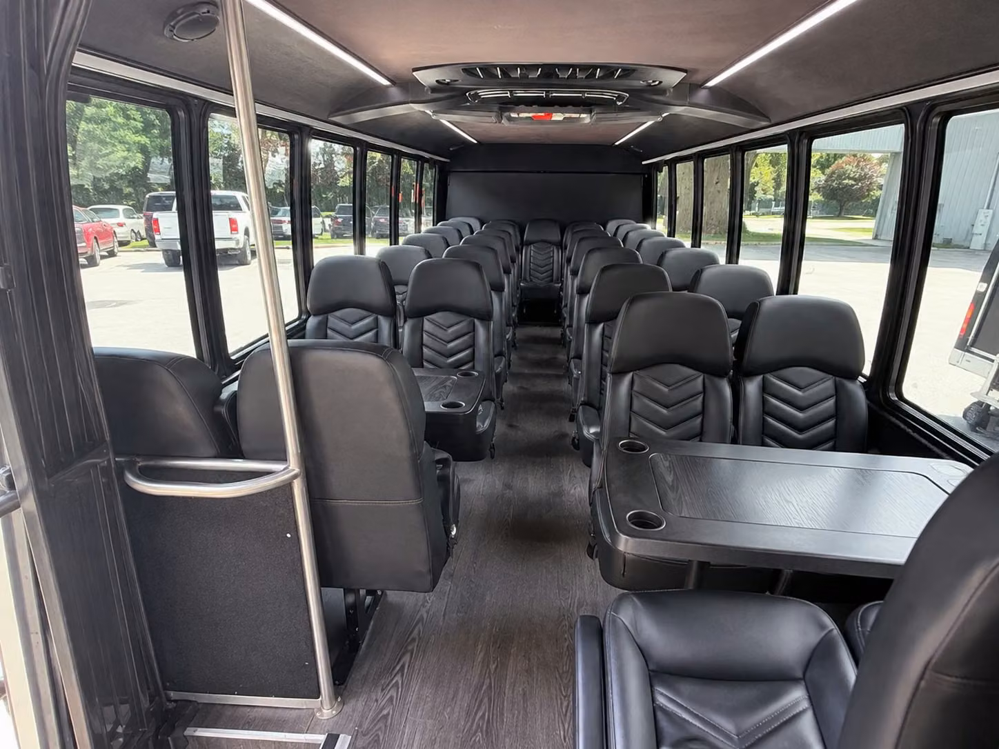 15 passenger minibus inside