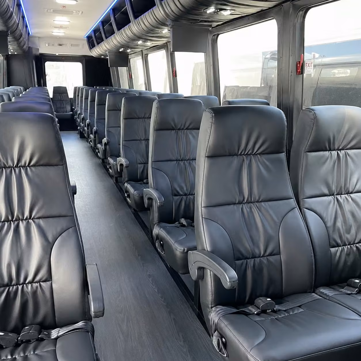30 passenger minibus inside