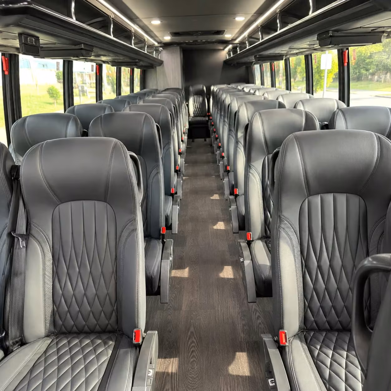 30 passenger minibus interior