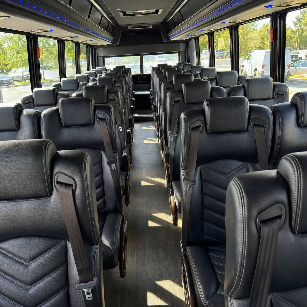 35 passenger minibus interior