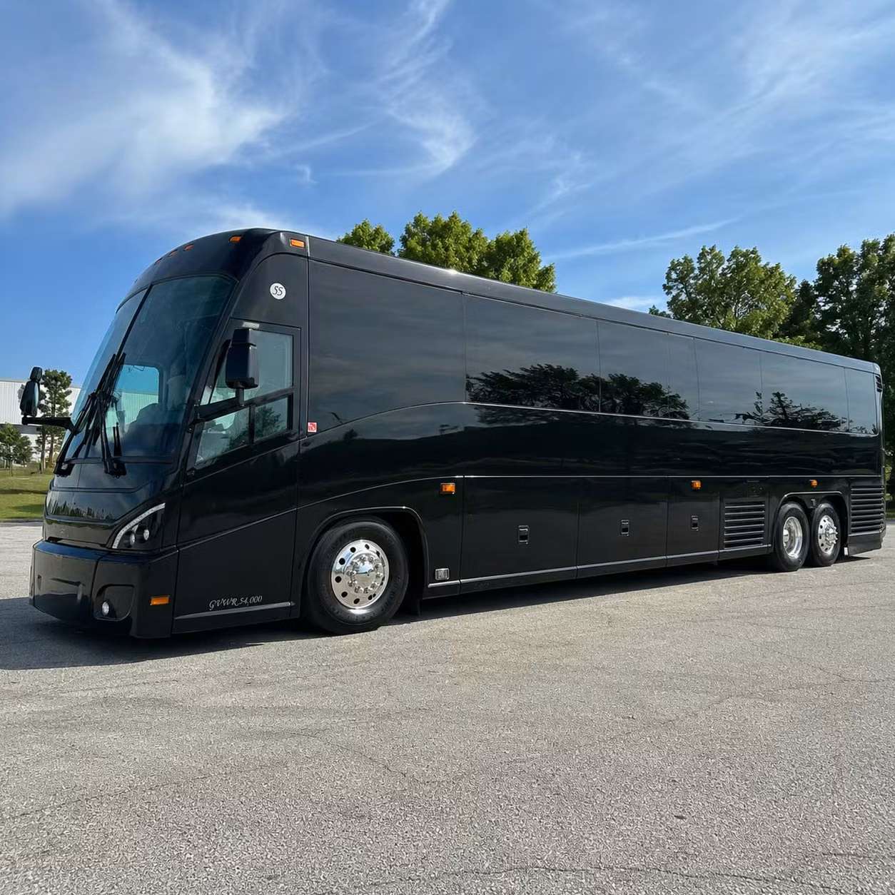 56 passenger charter bus